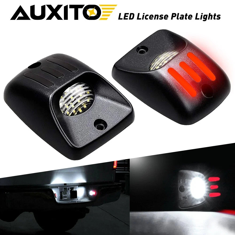 2X LED License Plate Light Assembly for Toyota Tacoma (1995–2004)