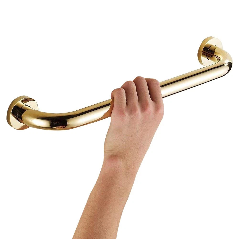 12 Inch Gold Shower Grab Bar for Bathroom