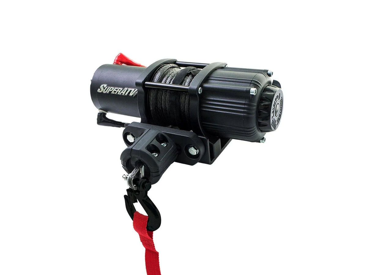 Synthetic Rope Winch 2500 lb for ATV UTV with Wireless Remote (2010–2023)