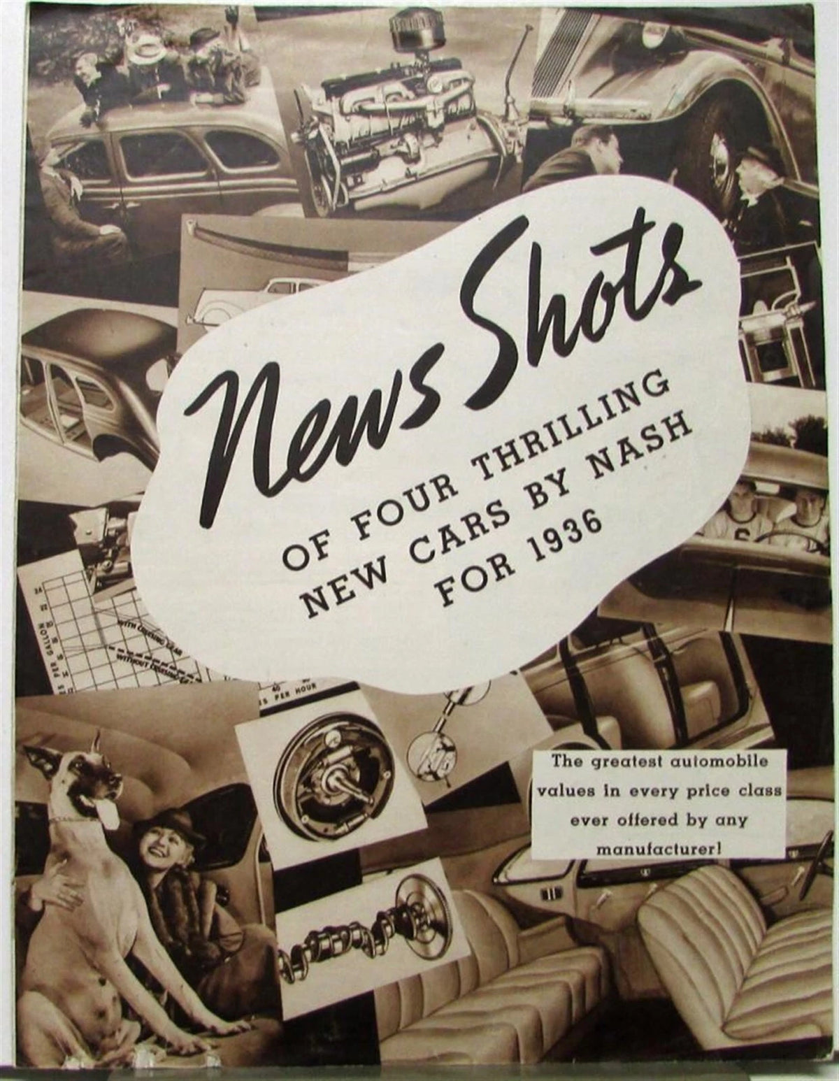 Nash Deluxe 400 Ambassador Series Sales Brochure (1936)