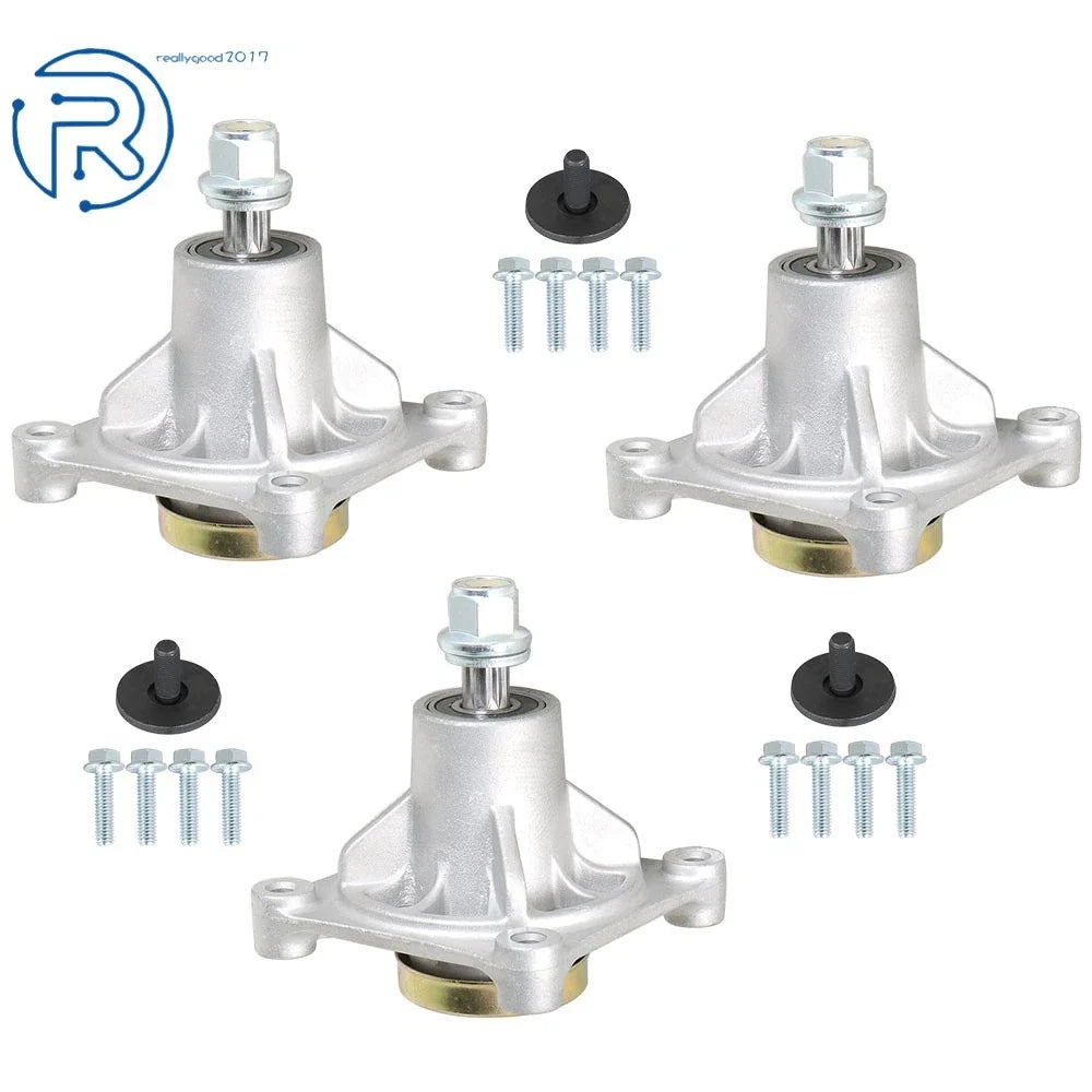 3Pcs Deck Spindle for Hustler Raptor Limited 36 42 52 Inch (604214)