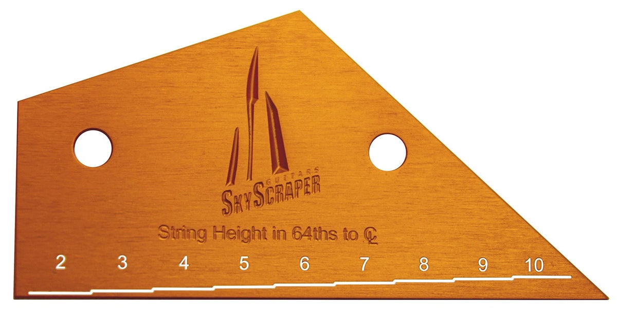 Fret Rocker and String Height Gauge for Guitar (USA Made)