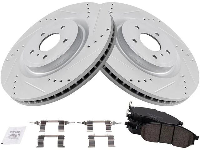 Brake Pad and Rotor Kit for Infiniti Q70L (2015–2019) 49168BBVP