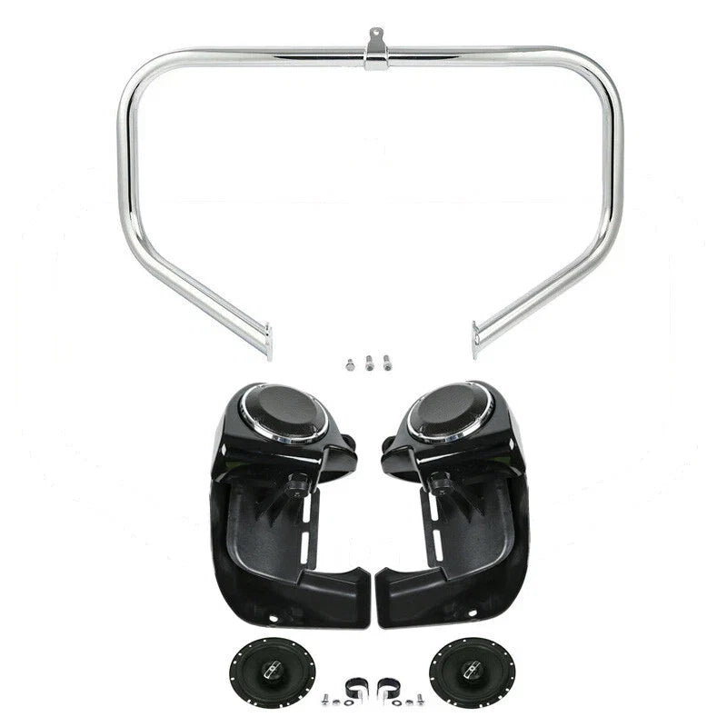 Fairing Lowers Speakers & Engine Guard for Harley Touring Road Glide (2009–2013)
