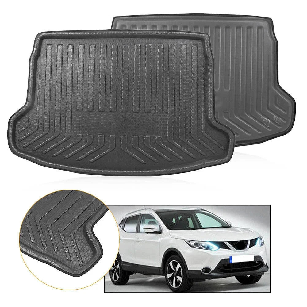 Rear Trunk Boot Mat Cargo Floor Tray for Nissan Qashqai (2014–2018)