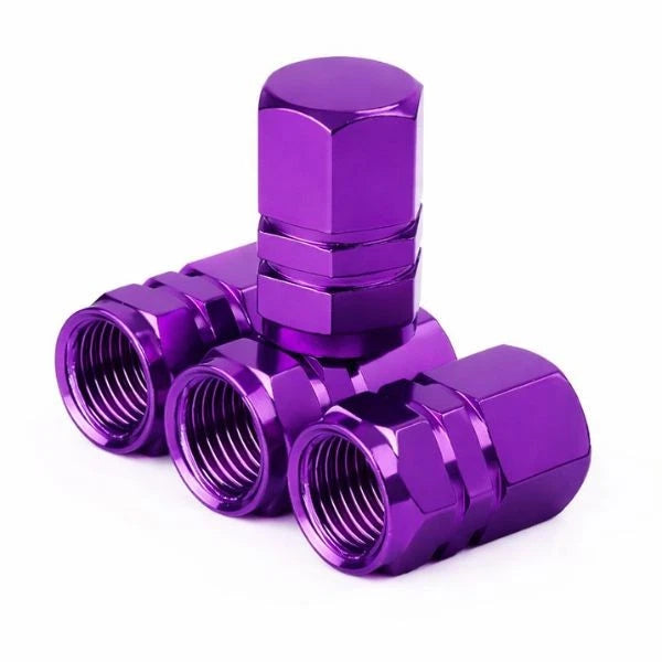 Valve Dust Caps Purple for Renault Kangoo Modus Scenic Laguna Twingo
