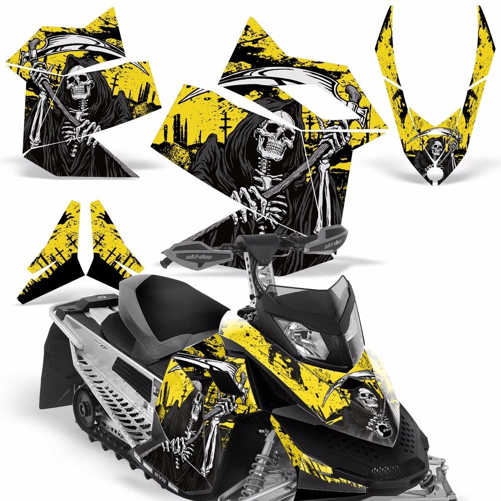 Snowmobile Graphics Kit for Ski Doo Rev XP (2008–2012)