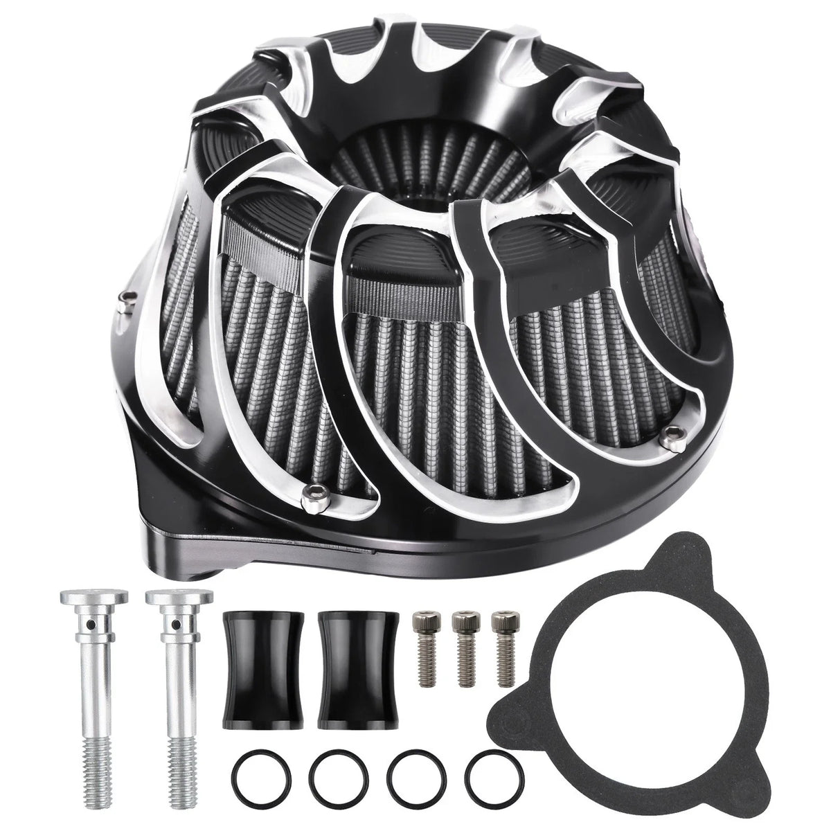 Turbine Air Cleaner Filter Intake System for Harley Softail Touring Dyna (2017)