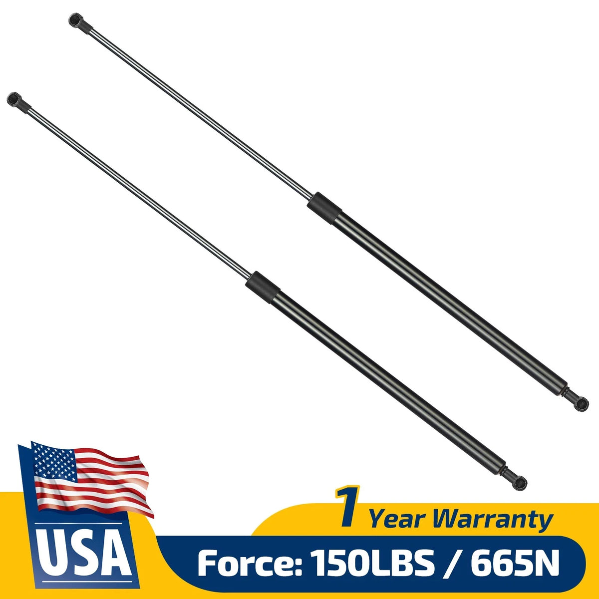 2X Gas Struts Rear Lift Supports for Jeep Commander (2006–2010)