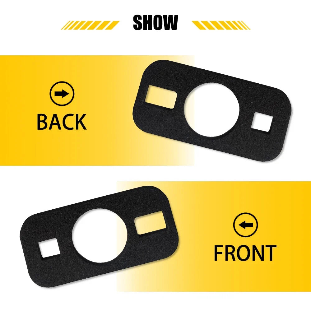 Set of 4 Roof Cab Light Seal Gaskets for Hummer H2 (2003–2009)