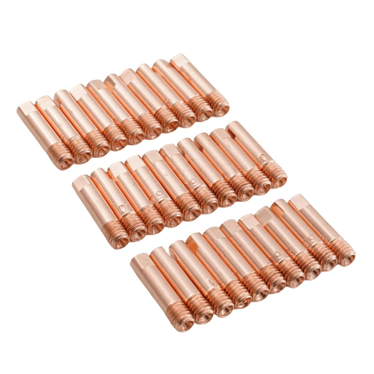 30 Pack MIG Welding Contact Tips 0.035 Inch for 15AK MIG MAG Torch