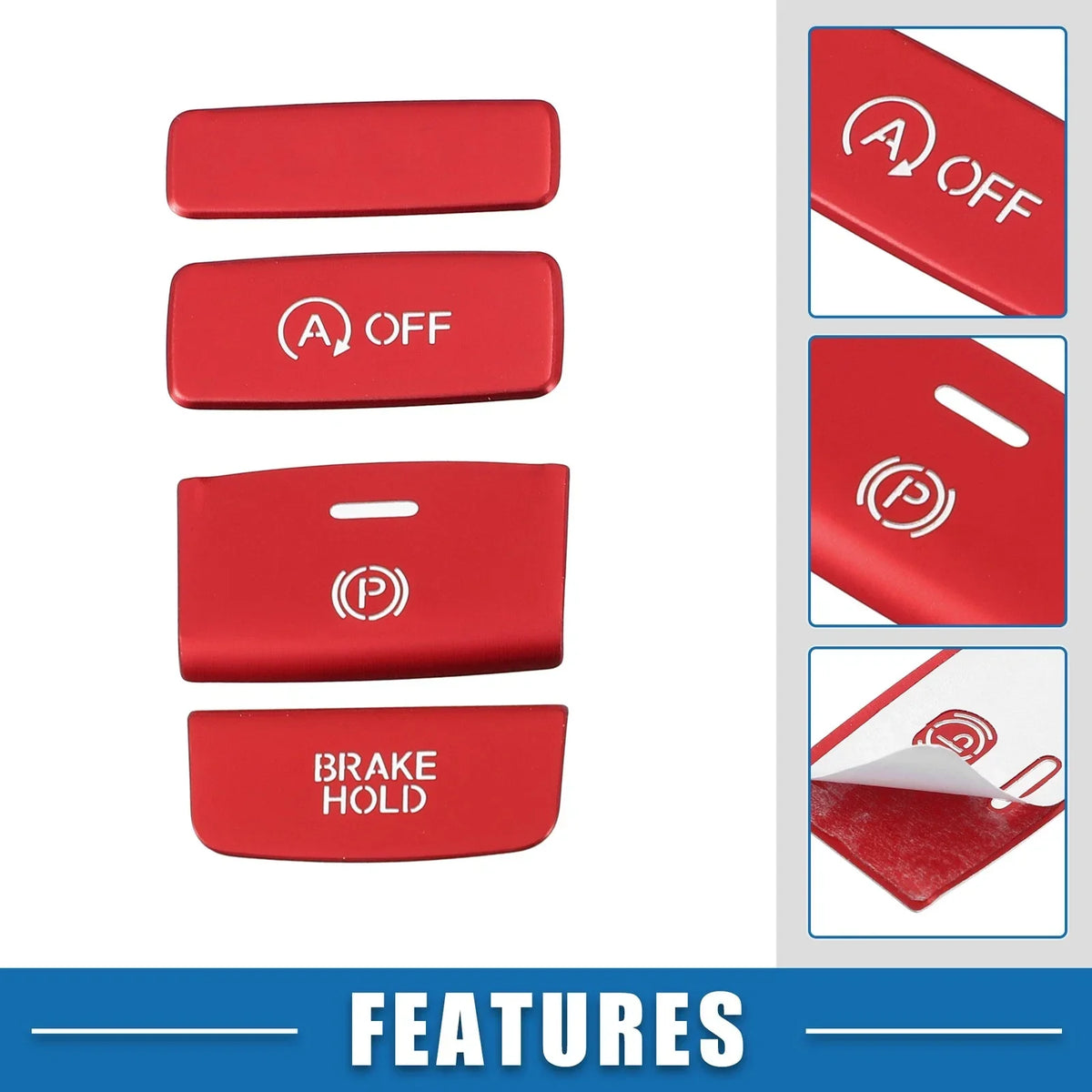 Electronic Handbrake Hold Button Cover Trim for Honda Civic (2022–2023)