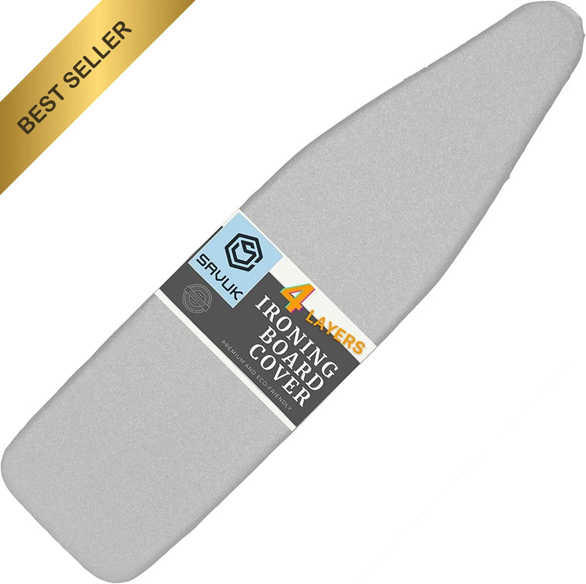 Ironing Board Cover Pad for Standard 15x54 (Heat Reflective, 4 Layers)