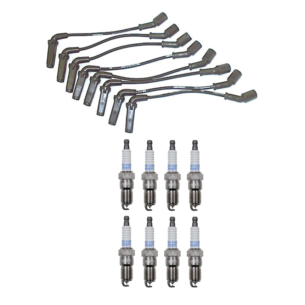 Denso Wire Set & Platinum TT Spark Plugs Kit for Chevy GMC 8.1L V8 (2001–2006)