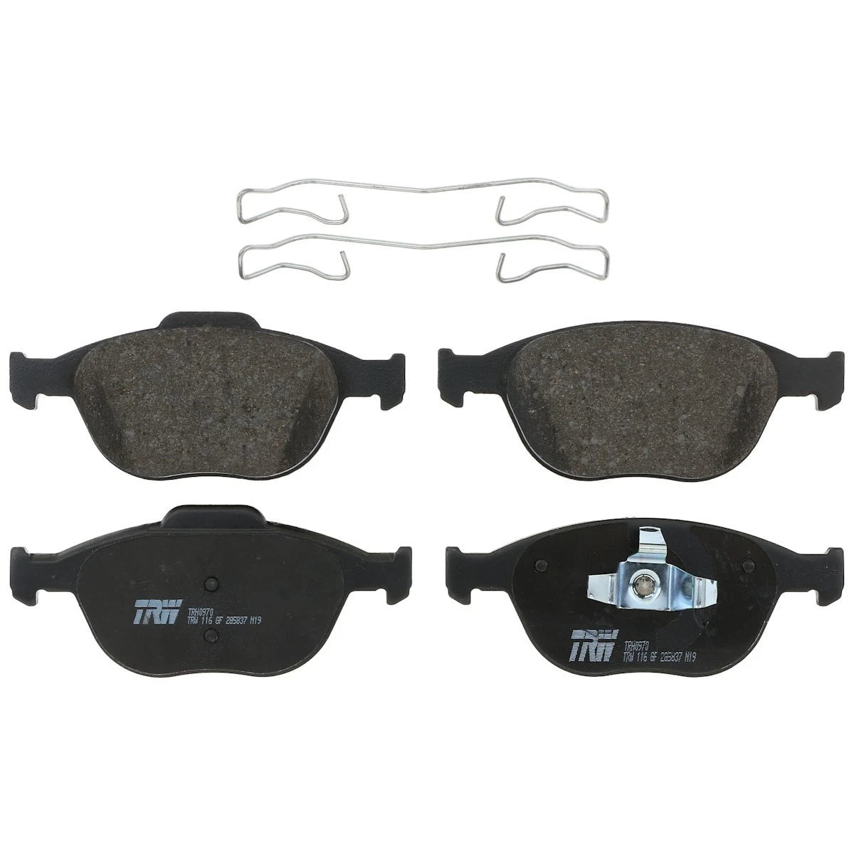 2X Brake Pad Set for Ford Transit Connect Focus (2002–2013) TRH0970