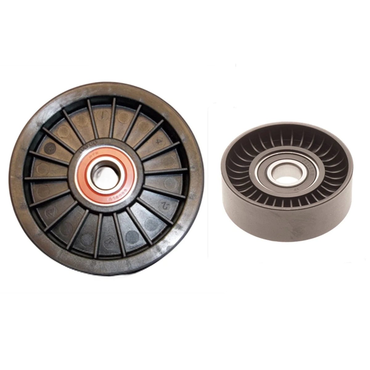 Set of 4 Serpentine Belt Idler Pulleys for Mercruiser V6 V8 (4.3–6.2 L)