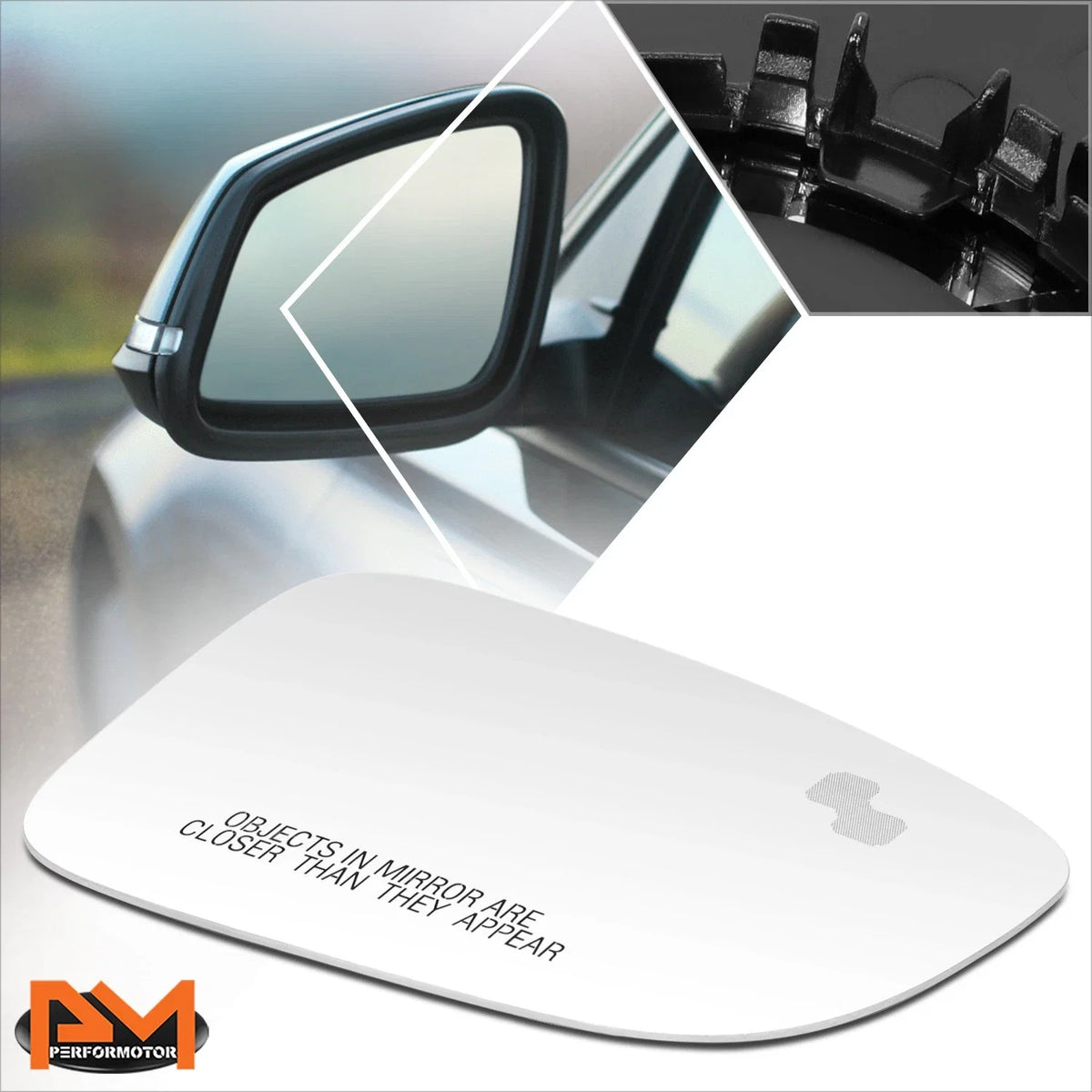 Right Side Heated Mirror Glass Lens w/ Blind Spot for Mazda 3 (2014–2016)