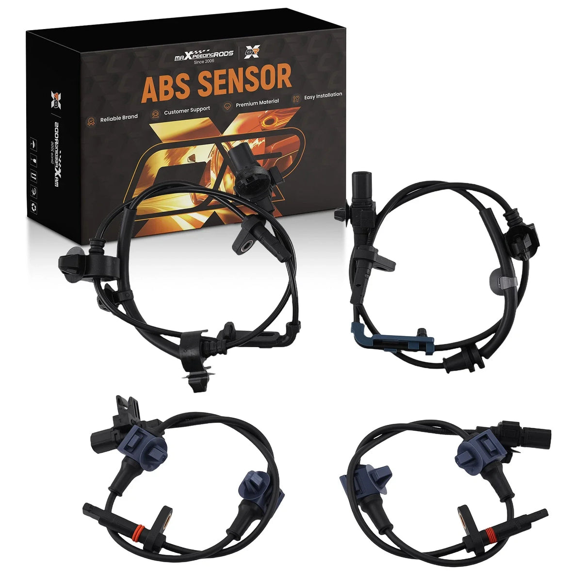 4X ABS Wheel Speed Sensor for Honda CR-V (2007–2011) ALS1620 5S12823