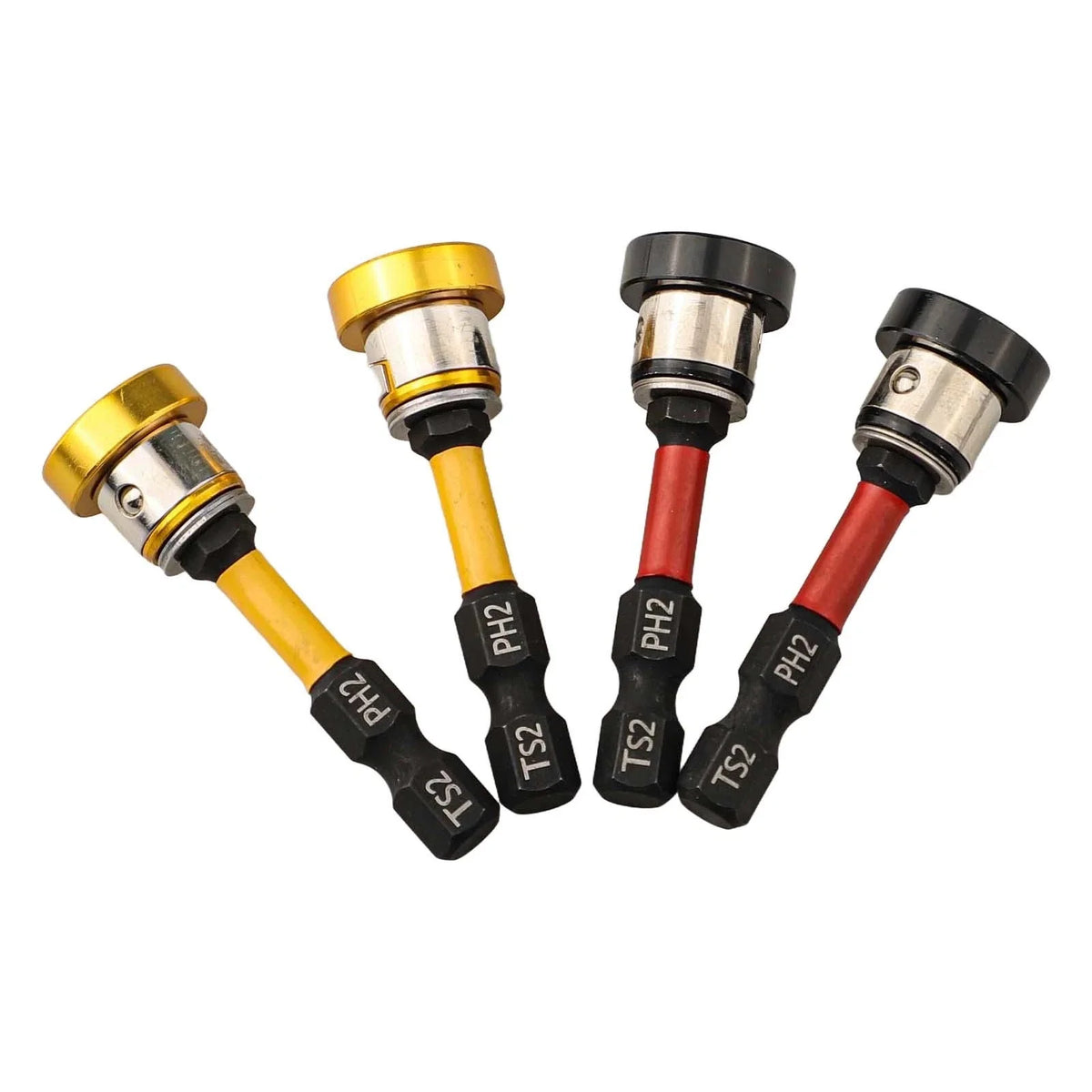 Set of 4 Magnetic Screwdriver Bits for Dry Wall and Woodwork