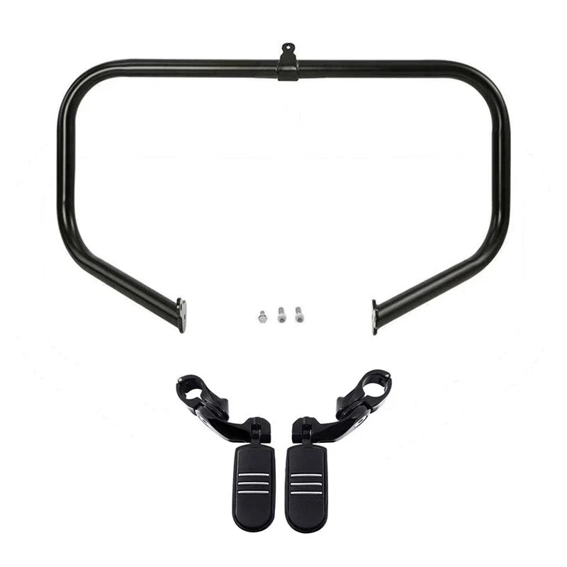 Engine Guard Crash Bar Footpegs for Harley Street Glide (2009–2024)