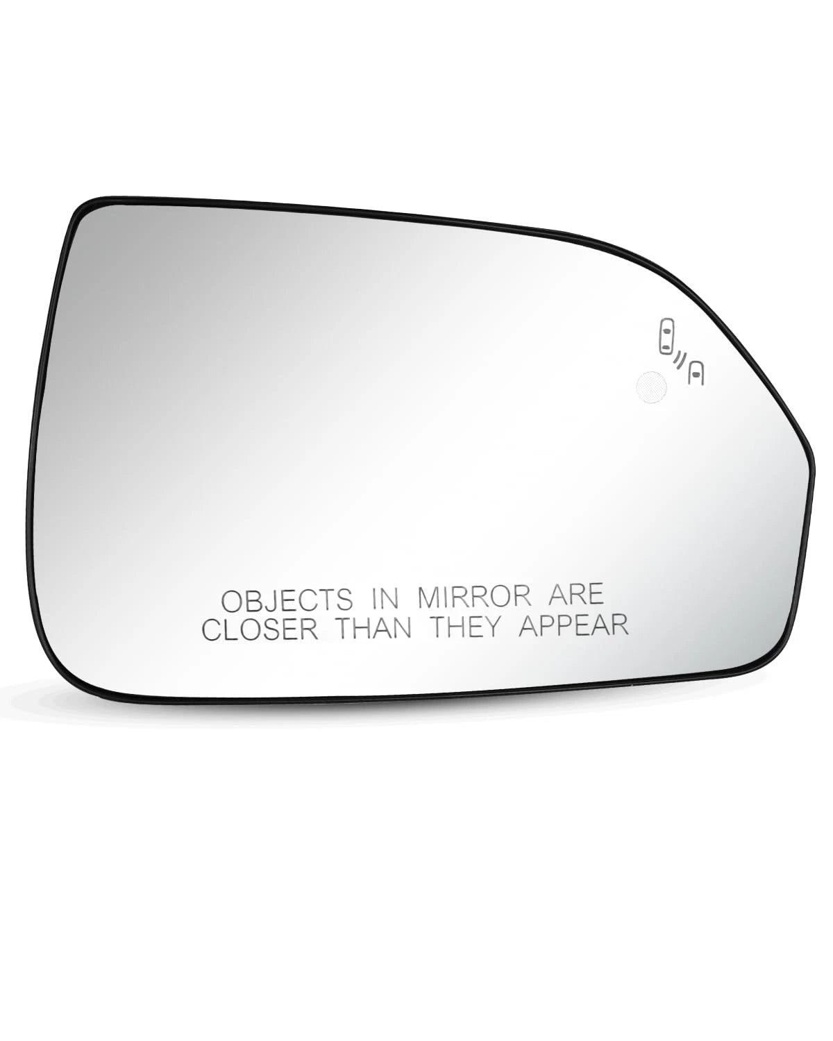 Right Passenger Side Mirror Glass for Power Heated Black