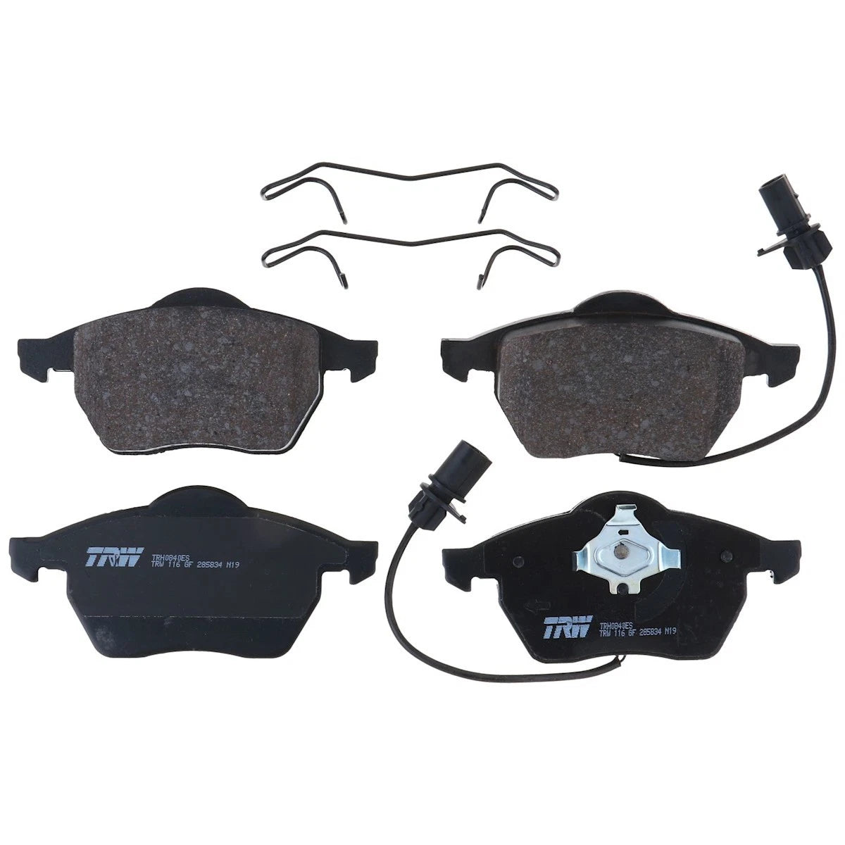 2X TRH0840ES Brake Pad Set Front for VW Audi A4 Quattro Passat A6 (1994–2006)