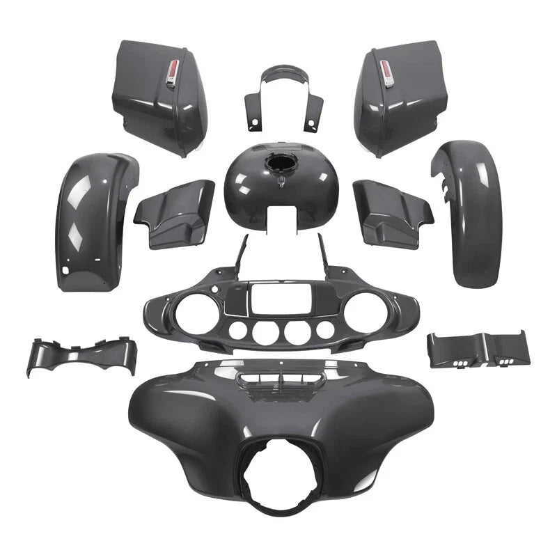 Fairings Body Kit for Harley Street Glide (2014–2024) Gauntlet Gray Metallic
