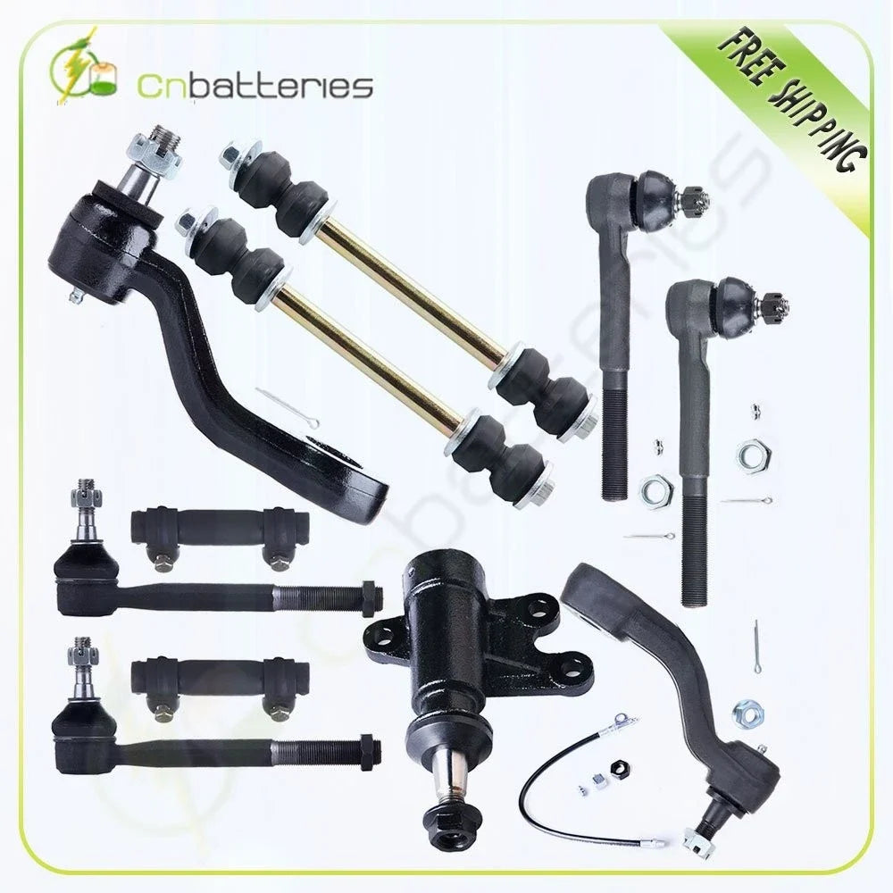 11pcs Front Suspension Kit for Chevrolet K2500 (1994–2000) Pitman Arm