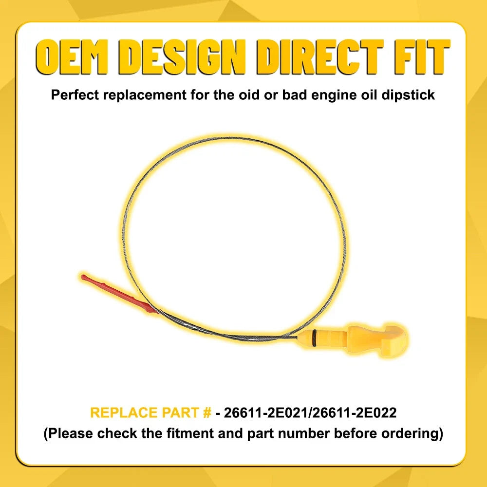 Engine Oil Dipstick for Hyundai Kia Elantra Kona Sonata (2011–2023)
