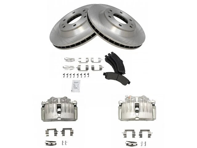 Set of 4 Brake Pads Rotors Calipers for Isuzu Ascender (2005) 58522FRDS