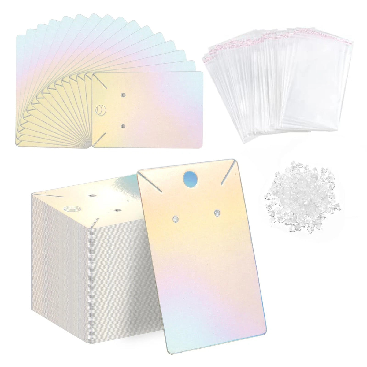 150 pcs Holographic Earrings for (Pack of 150)