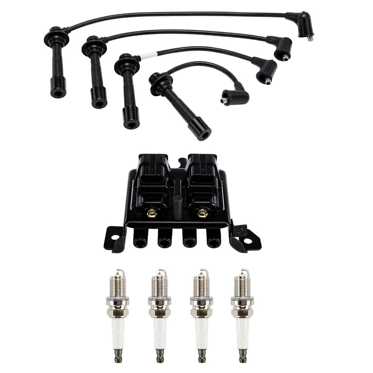 Ignition Coil and Spark Plug Kit for Mazda Miata (1994–1995) 18120479, UF258