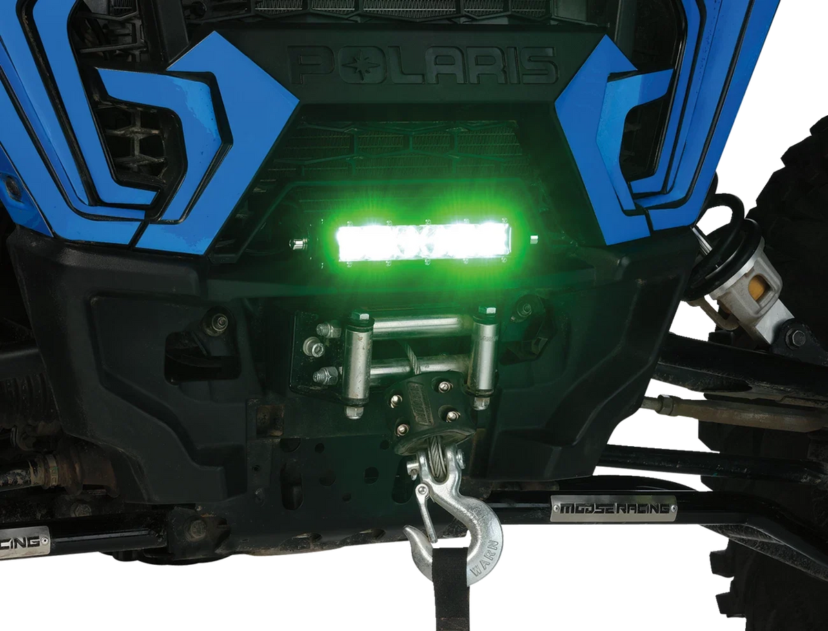 LED Light Bar 8" Green for Moose Offroad (MSE-LB8G)