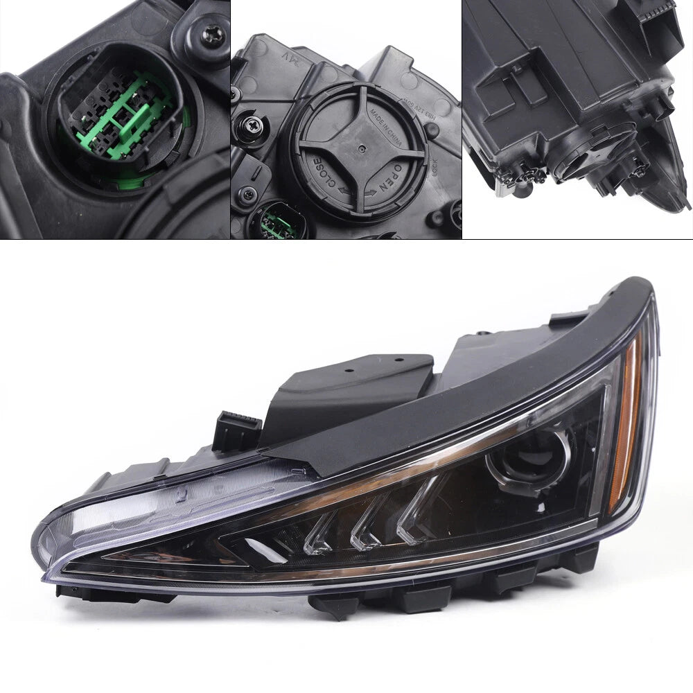 Left Driver Side Halogen Headlight for Hyundai Elantra (2019–2020) 92101-F3500, 92101F3500
