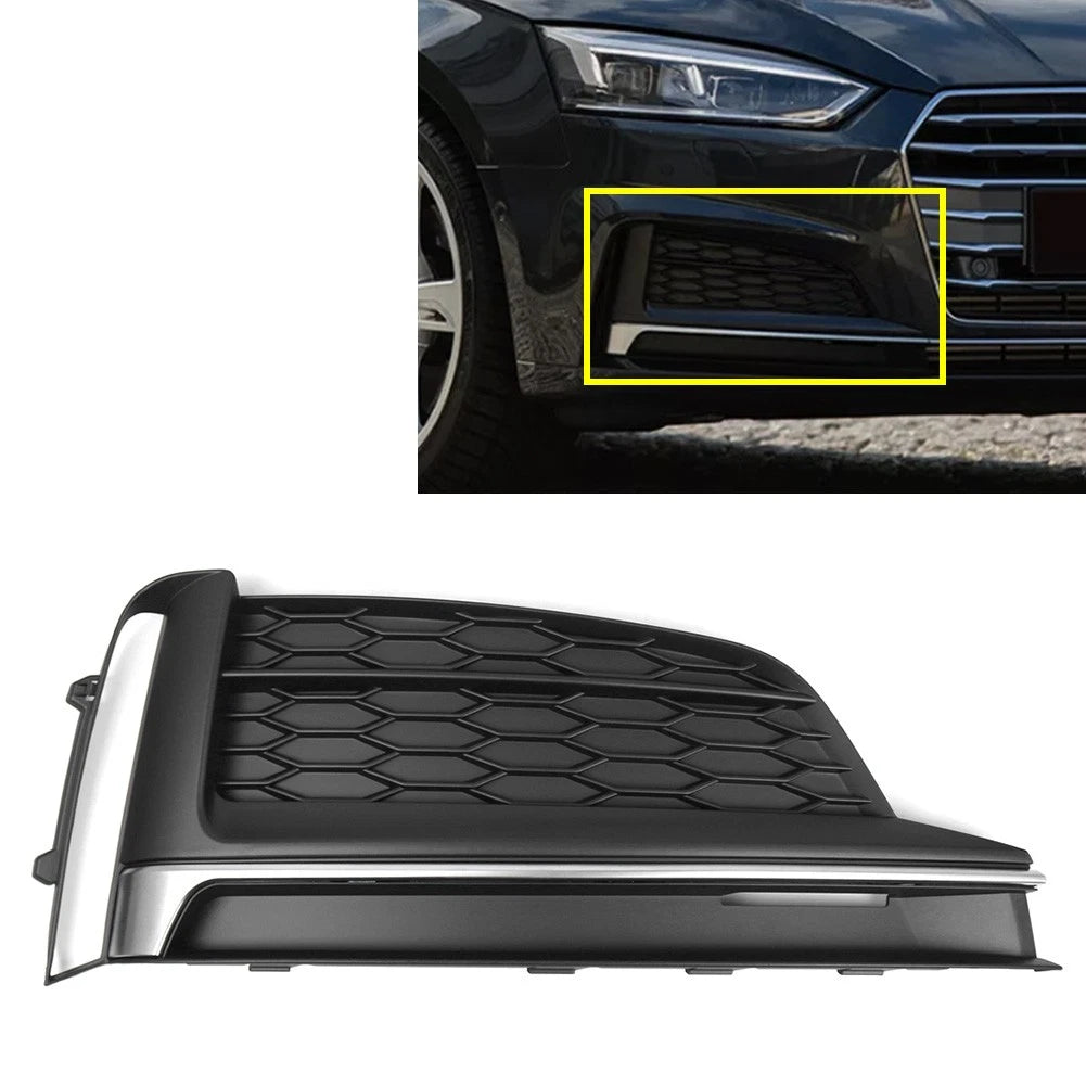 Fog Light Lamp Grill Bezel Cover for Audi A5 S5 (2017–2020)