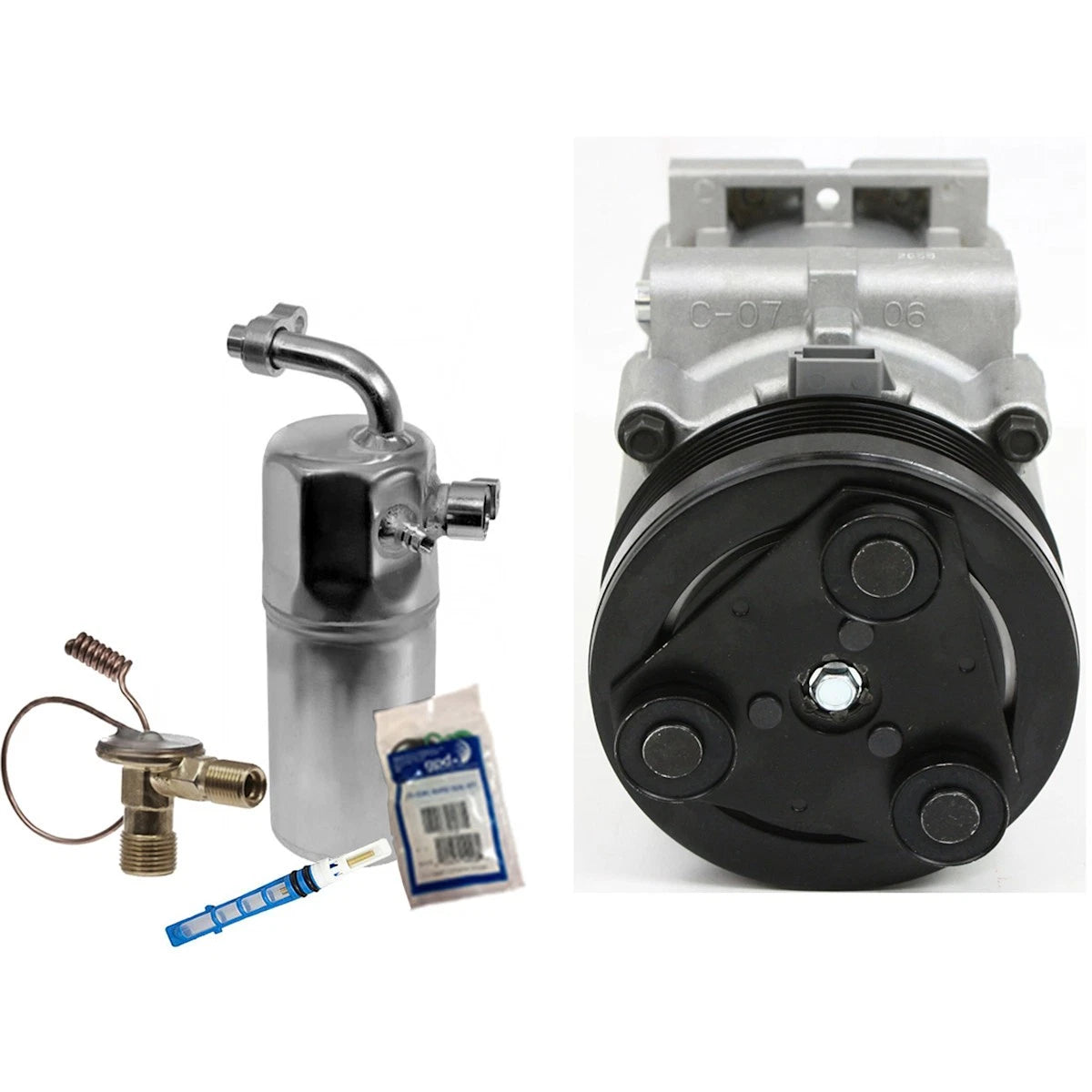 A/C Compressor Kit for Ford Mustang (1994–1995) 16804436, 6511452, 58140