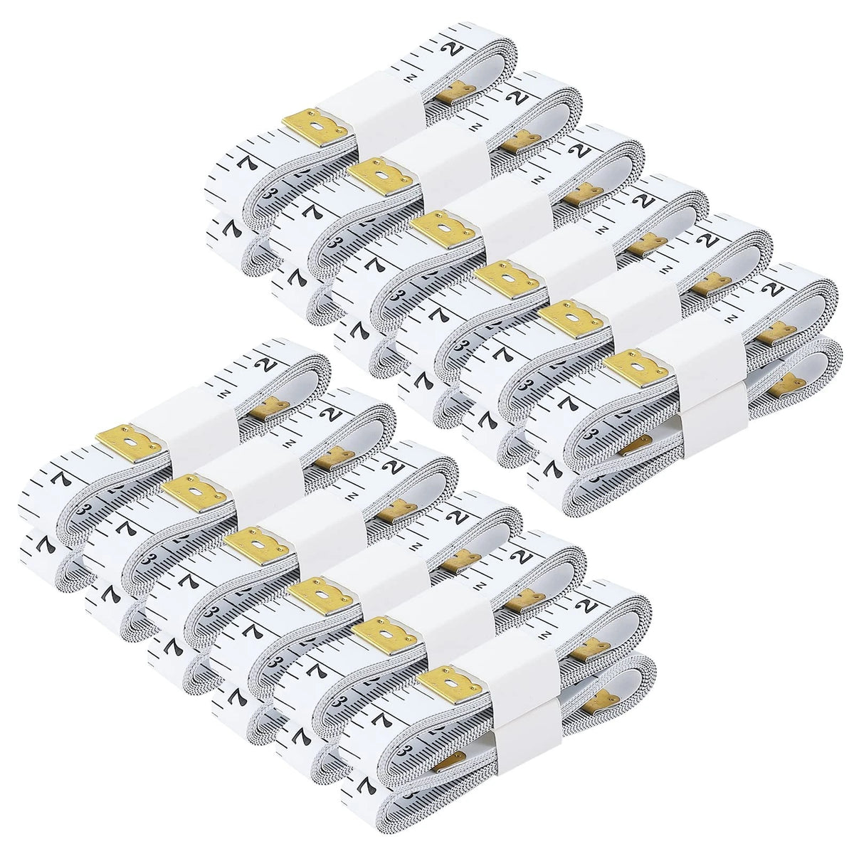 24 Pack Soft Tape Measure 150cm 60 Inch for Sewing and Tailoring