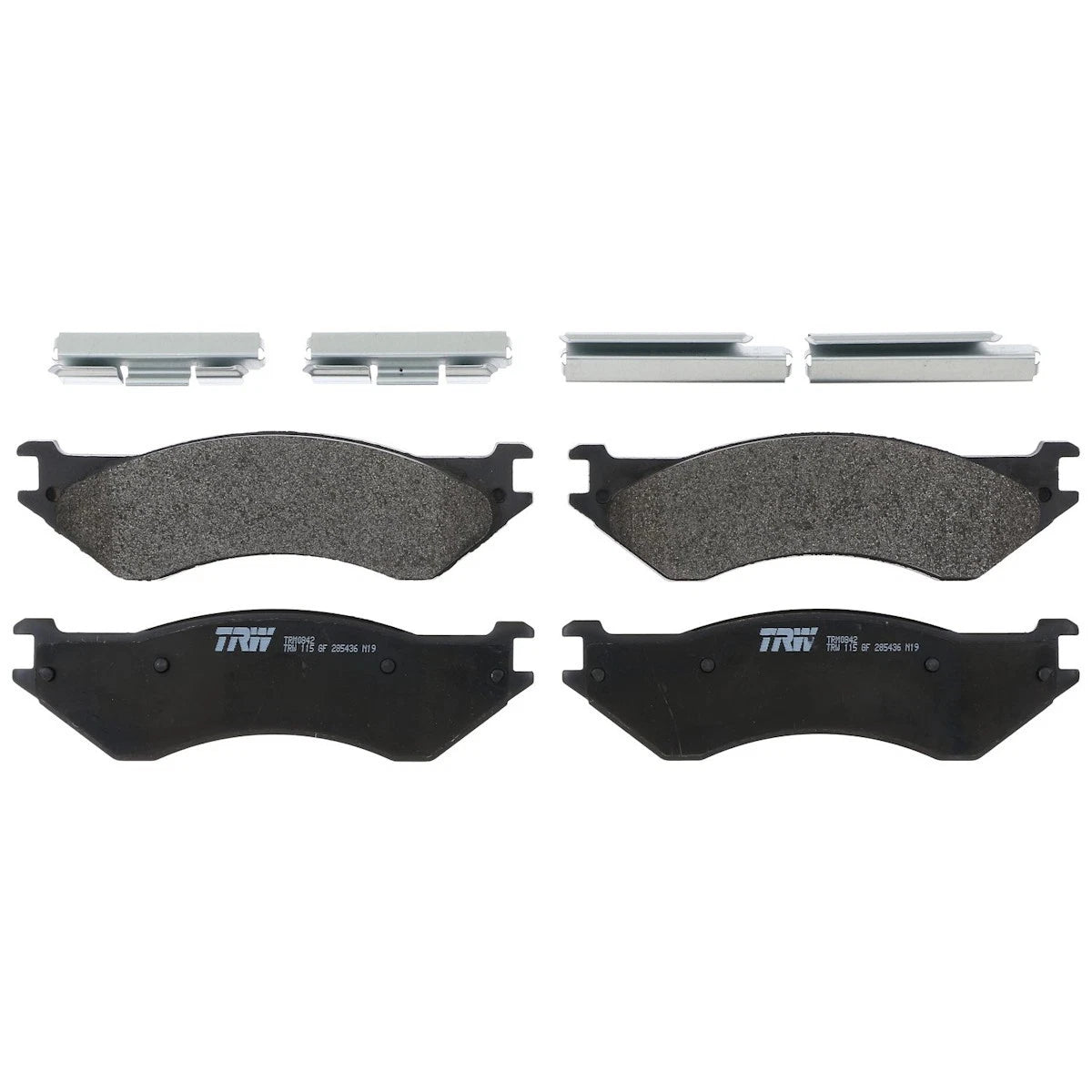 2X TRM0842 Brake Pad Set for Dodge Ram 1500 (2001) Front Standard/Extended Cab