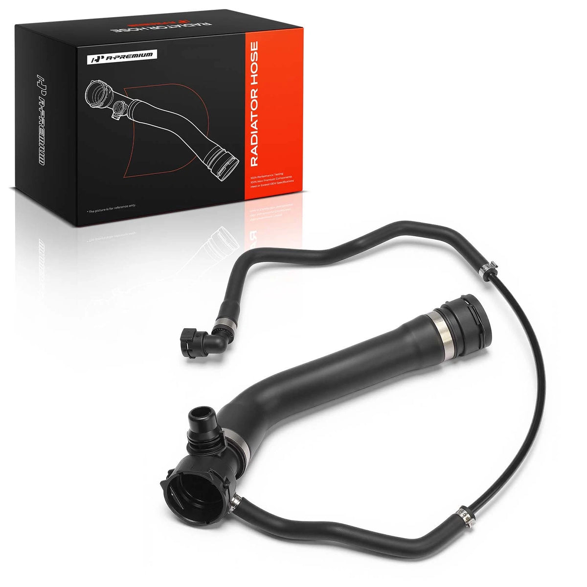 Upper Radiator Coolant Hose for BMW E60 535i (2008–2010) 17127560968, 24933