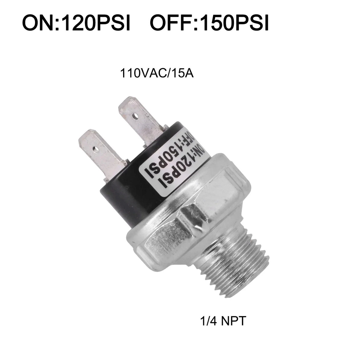Air Suspension Pressure Switch Tool 1/4NPT Male Thread AC110V