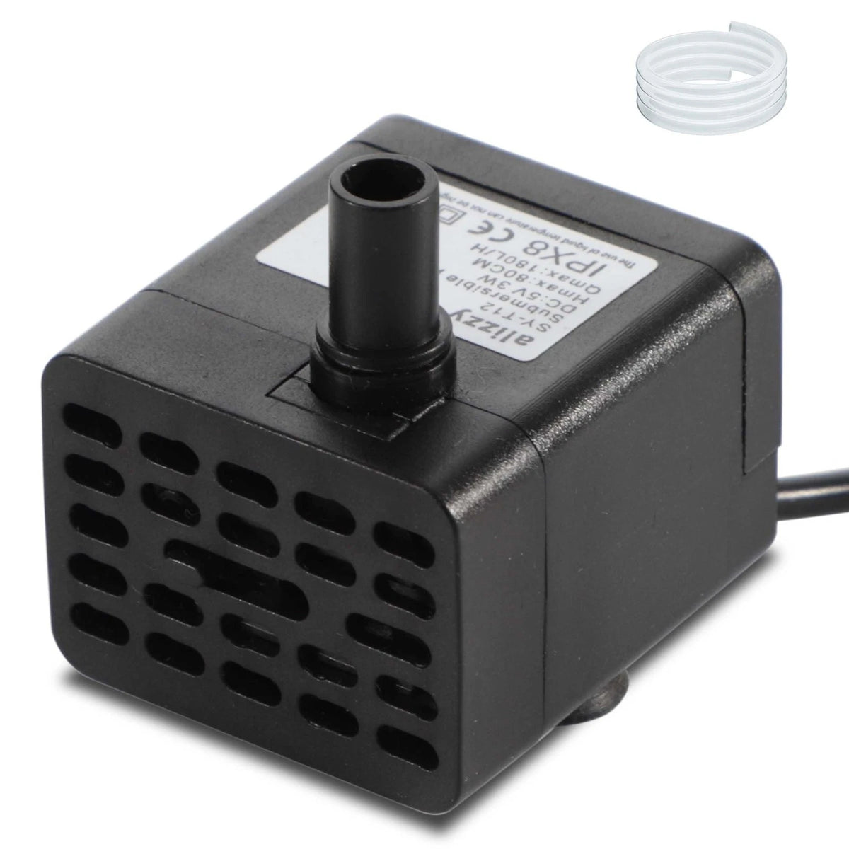 USB DC 5V 50 GPH Small Water Pump with Tubing