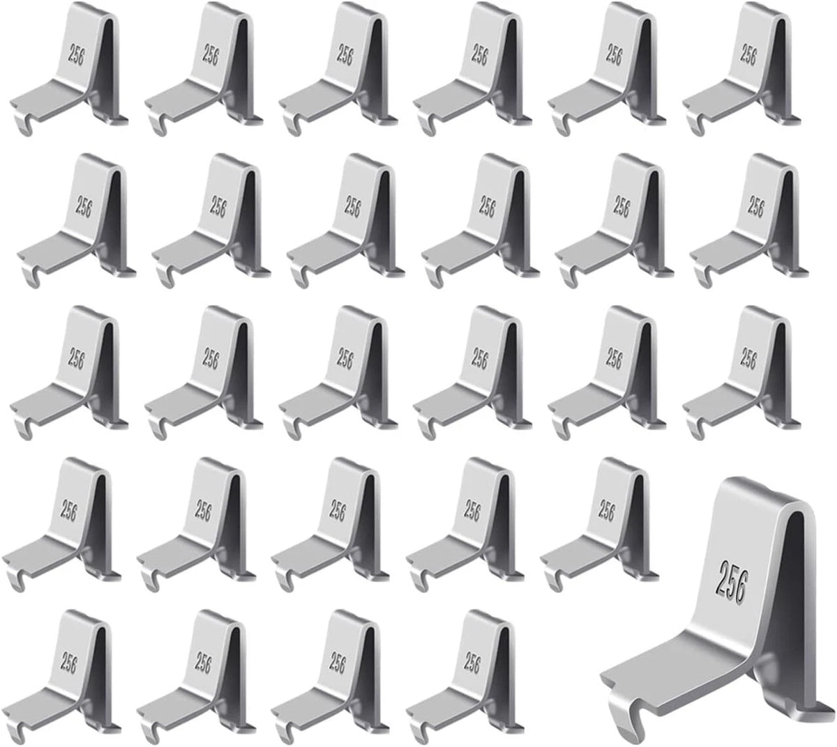 Adjustable Shelf Clips for Standard Pilaster Heavy Duty Met (255)