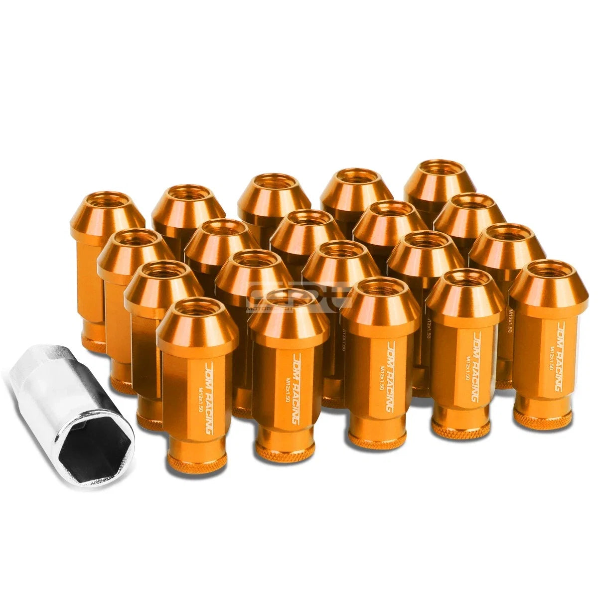 Set of 20 Anodized Wheel Lug Nuts + Adapter Key for Camry/Celica/Corolla