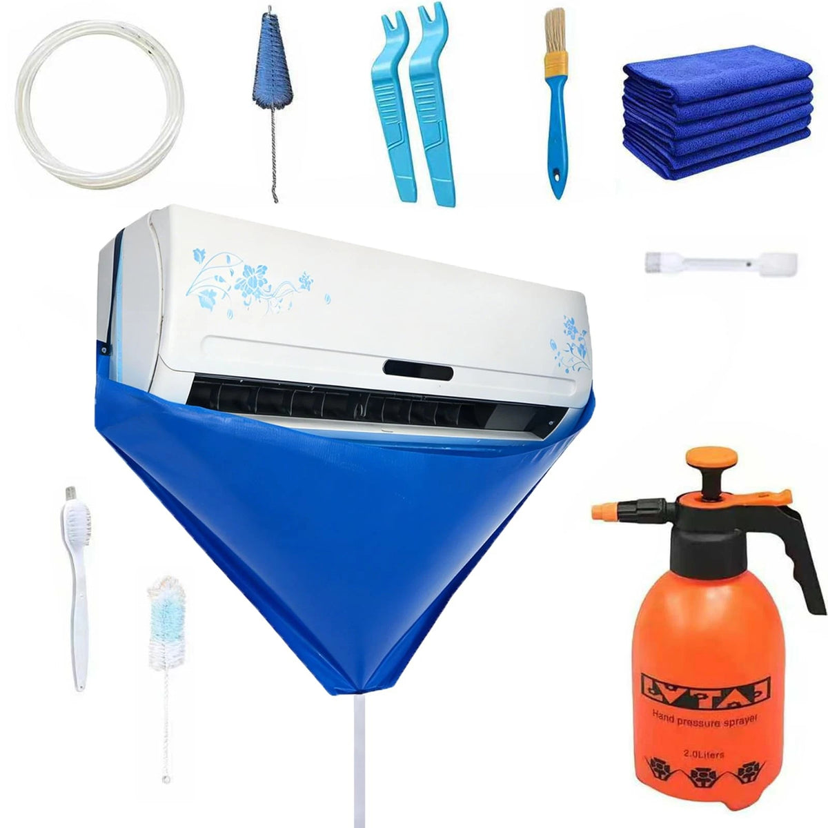 11PCS Air Conditioner Cleaning Cover for Systems 27in - 35in