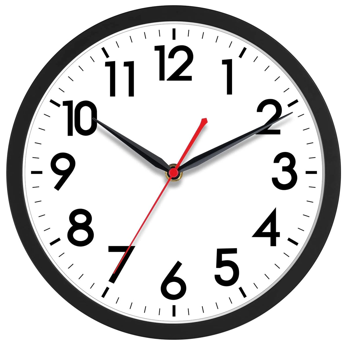 10 Inch Silent Non-Ticking Wall Clock for Home Decor (Modern Design)