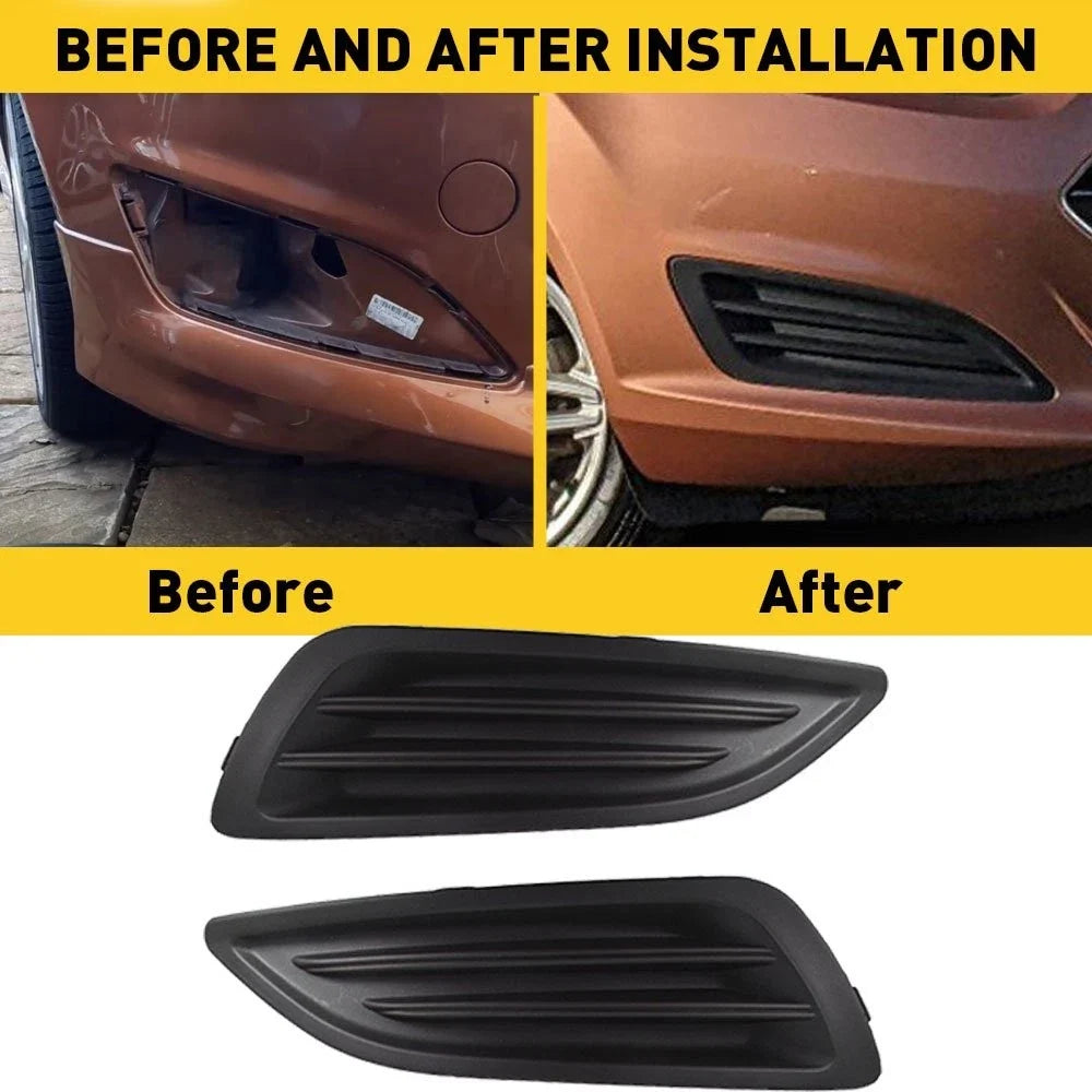 2X Fog Hole Covers for Ford Fiesta (D2BZ15266AA, D2BZ15266BA)
