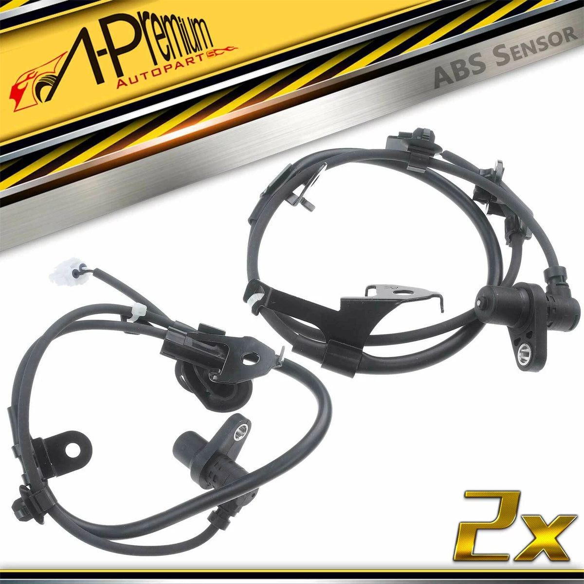2X Front ABS Wheel Speed Sensor for Scion xB xA (2004–2006) 0489552020, 8954352010, 8954252010