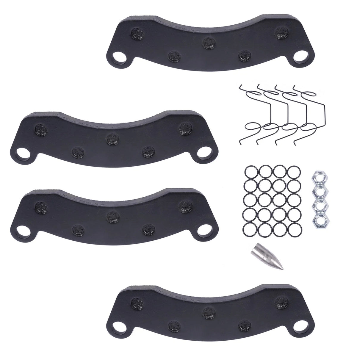Set of 2 Semi-Metallic Disc Brake Pads for Dexter Trailer Axles (10k 12k)
