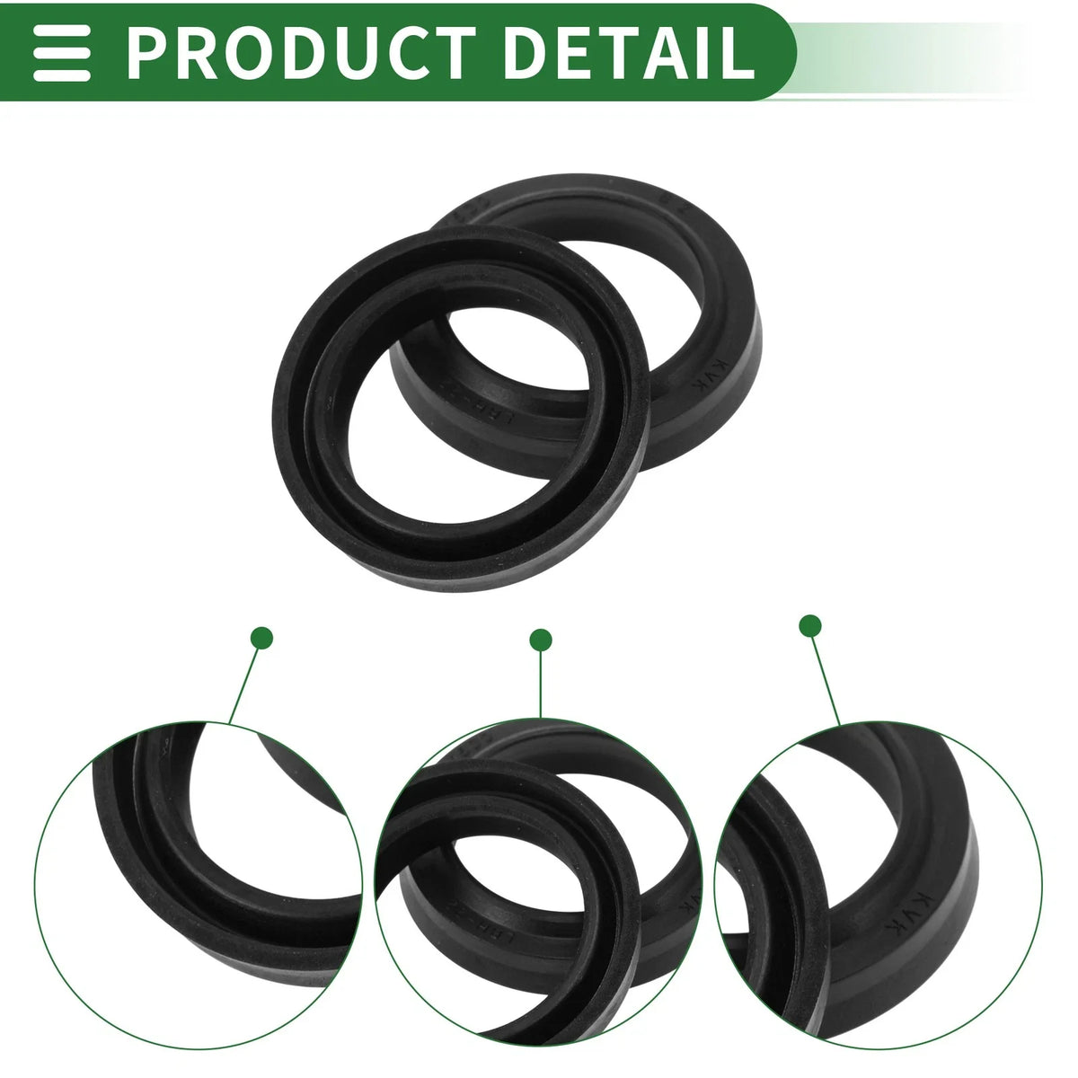 Set of 5 Oil Seal Ring 22x30x4.5mm NBR Rubber for Various Models