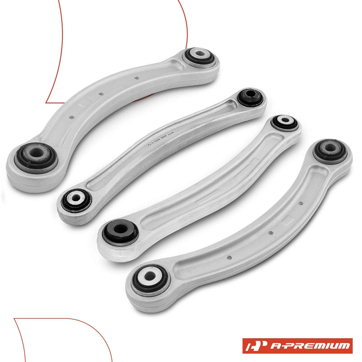 Set of 4 Rear Upper Side Control Arms for Porsche Cayenne Audi Q7 (2003–2010)